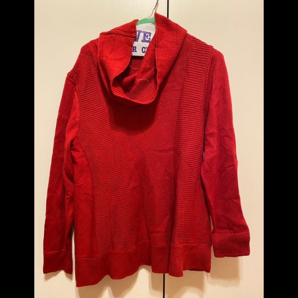 Red sweater